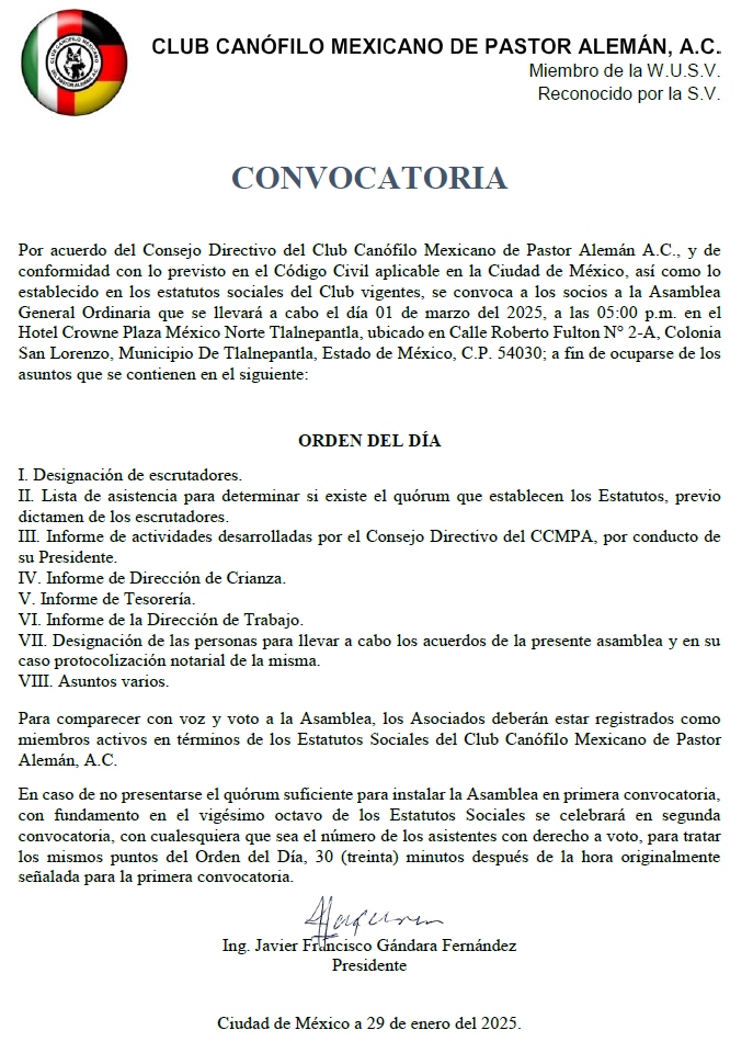2025-03-01 Convocatoria Asamblea